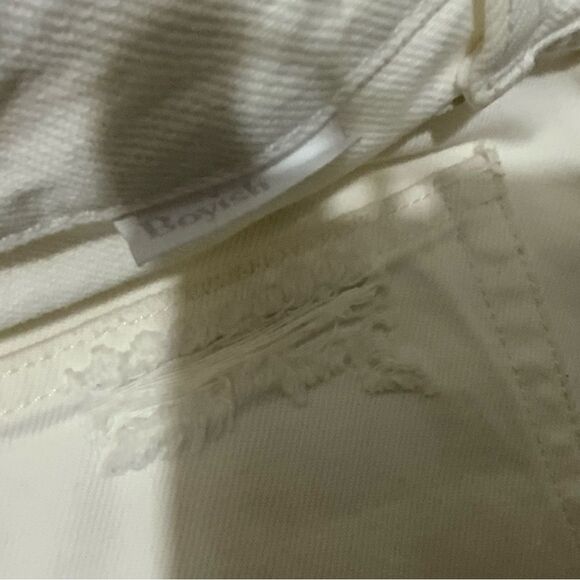 BOYISH Skirt Womens 28 White Denim Mini- Skirt - Picture 7 of 12